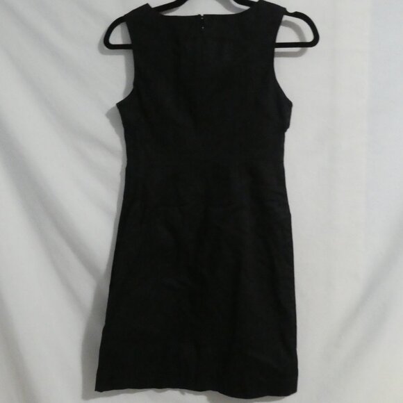 BANANA REPUBLIC PETITE | 2P | Black Sleeveless Dress | Zip-Up Back Closure - Picture 2 of 16